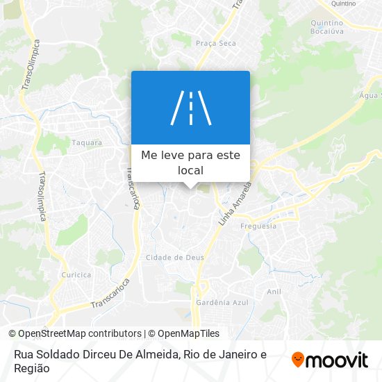 Rua Soldado Dirceu De Almeida mapa