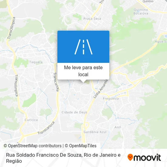 Rua Soldado Francisco De Souza mapa