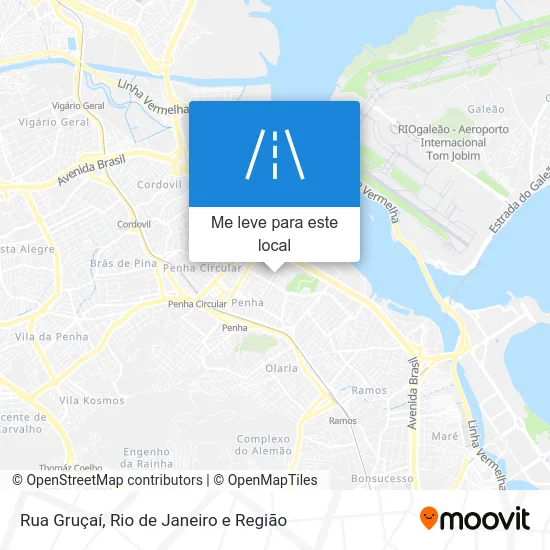Rua Gruçaí mapa