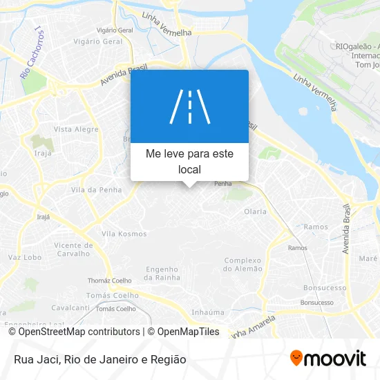 Rua Jaci mapa