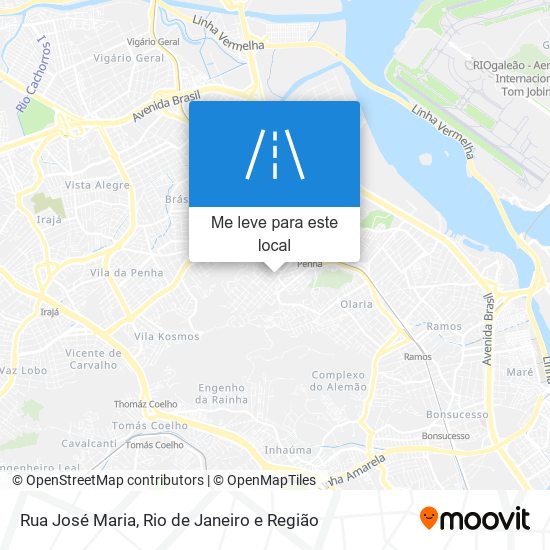 Rua José Maria mapa