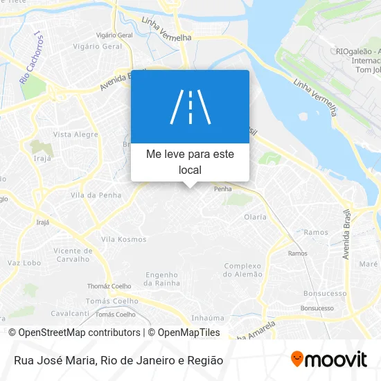 Rua José Maria mapa