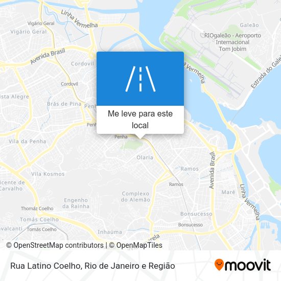 Rua Latino Coelho mapa