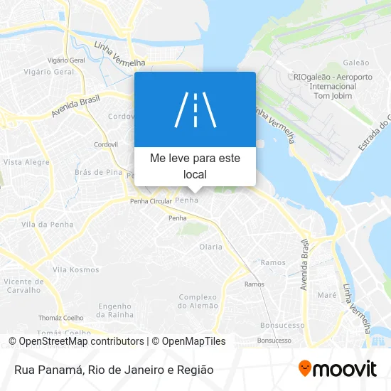 Rua Panamá mapa