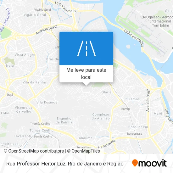 Rua Professor Heitor Luz mapa