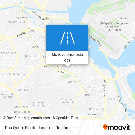 Rua Quito mapa