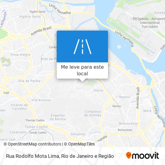 Rua Rodolfo Mota Lima mapa