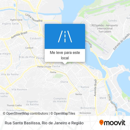 Rua Santa Basilissa mapa