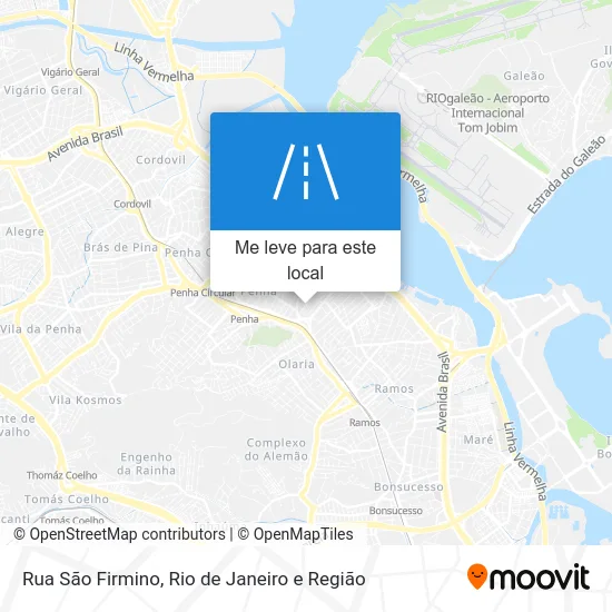 Rua São Firmino mapa