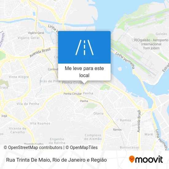 Rua Trinta De Maio mapa