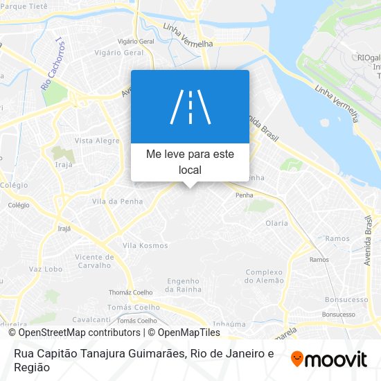 Rua Capitão Tanajura Guimarães mapa