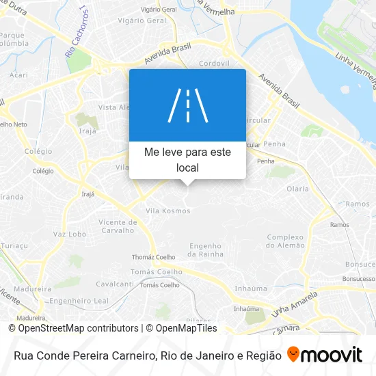 Rua Conde Pereira Carneiro mapa
