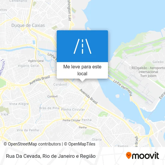 Rua Da Cevada mapa
