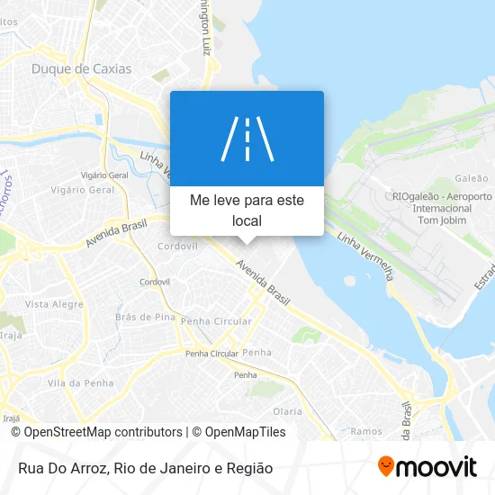 Rua Do Arroz mapa
