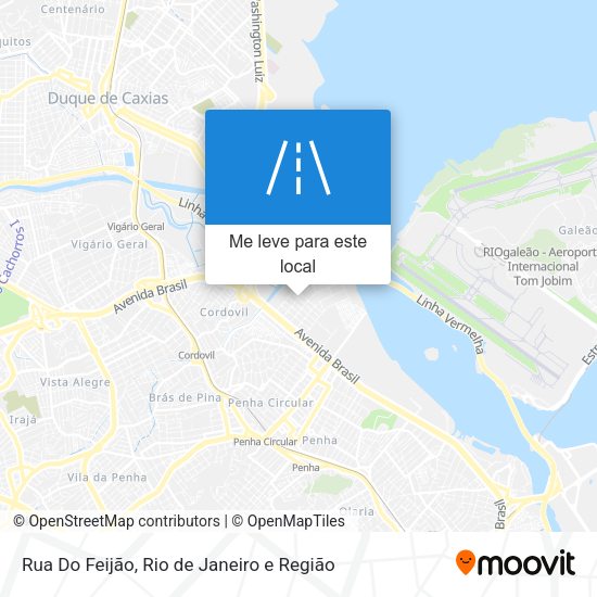 Rua Do Feijão mapa