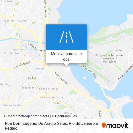 Rua Dom Eugênio De Araujo Sales mapa