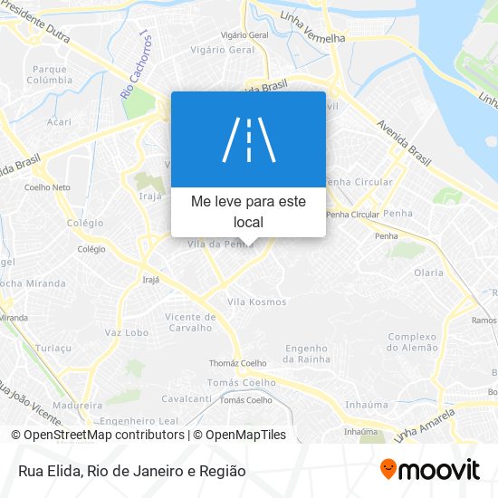 Rua Elida mapa