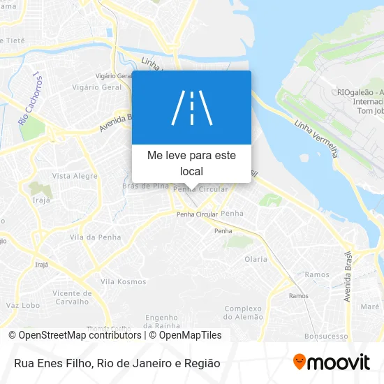 Rua Enes Filho mapa