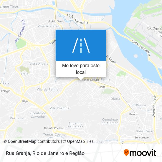 Rua Granja mapa