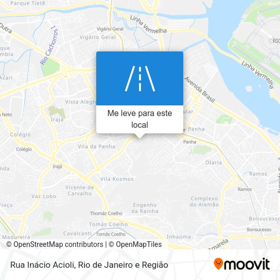 Rua Inácio Acioli mapa