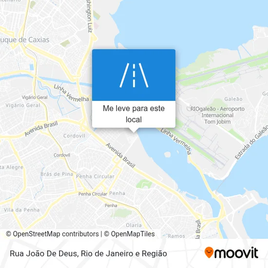 Rua João De Deus mapa