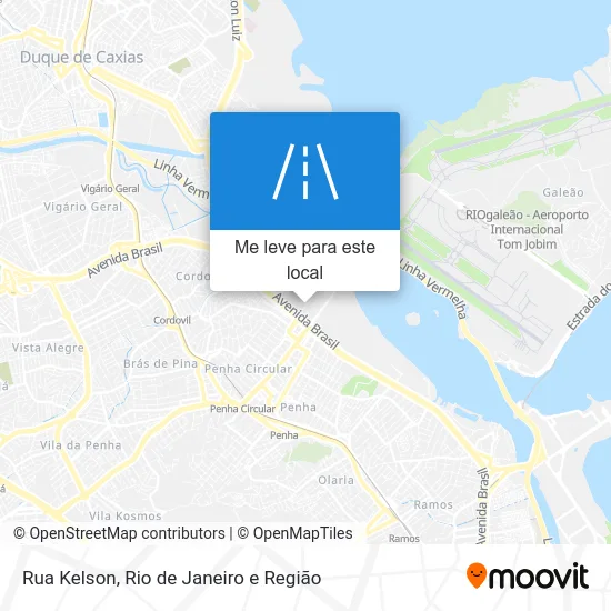 Rua Kelson mapa