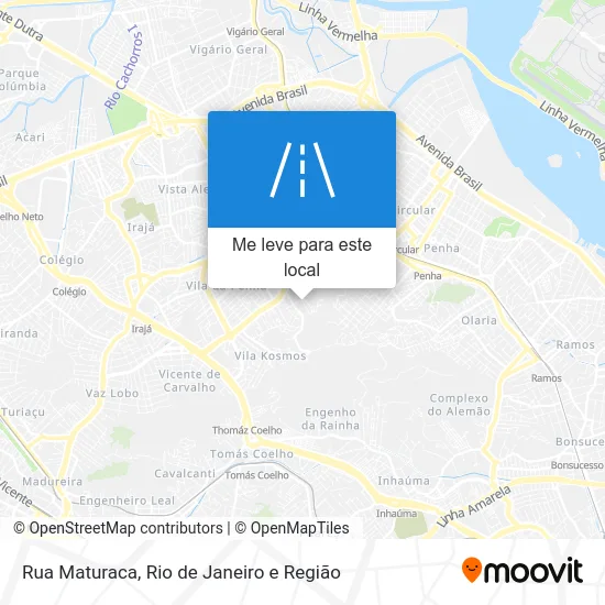 Rua Maturaca mapa