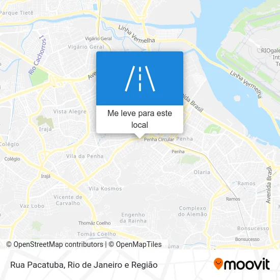 Rua Pacatuba mapa