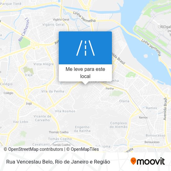 Rua Venceslau Belo mapa
