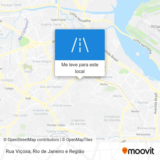 Rua Viçosa mapa