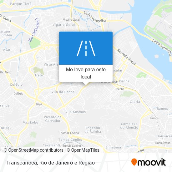 Transcarioca mapa
