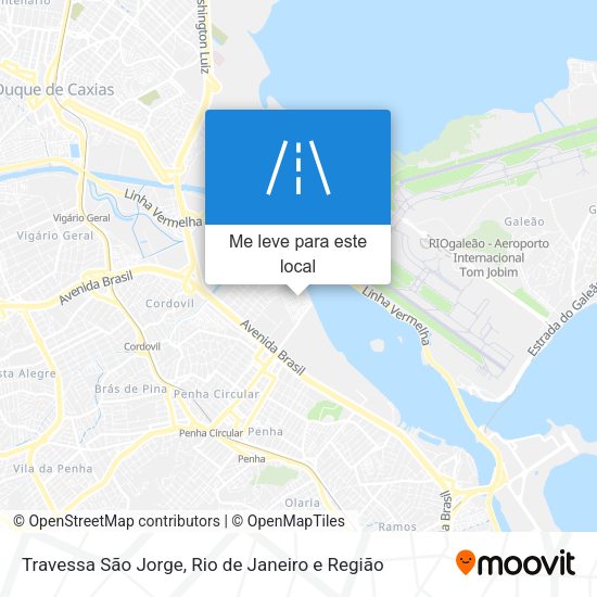 Travessa São Jorge mapa