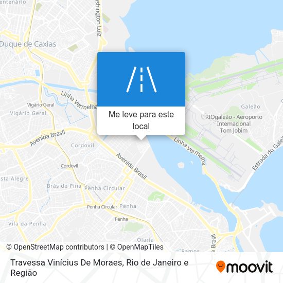 Travessa Vinícius De Moraes mapa