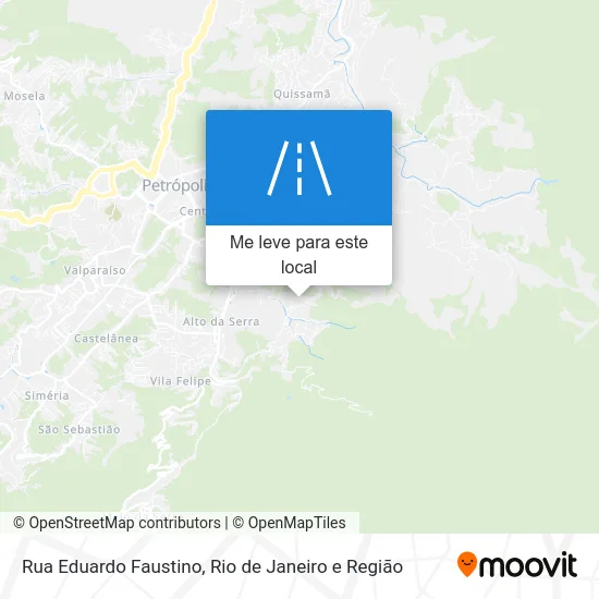 Rua Eduardo Faustino mapa