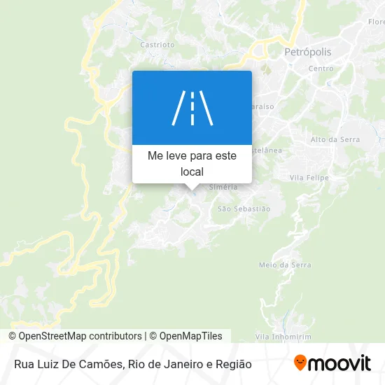 Rua Luiz De Camões mapa