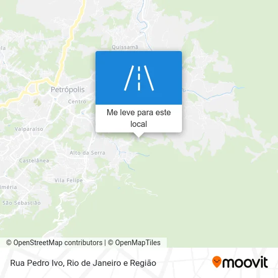 Rua Pedro Ivo mapa