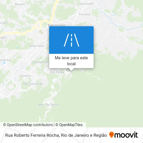 Rua Roberto Ferreira Rocha mapa