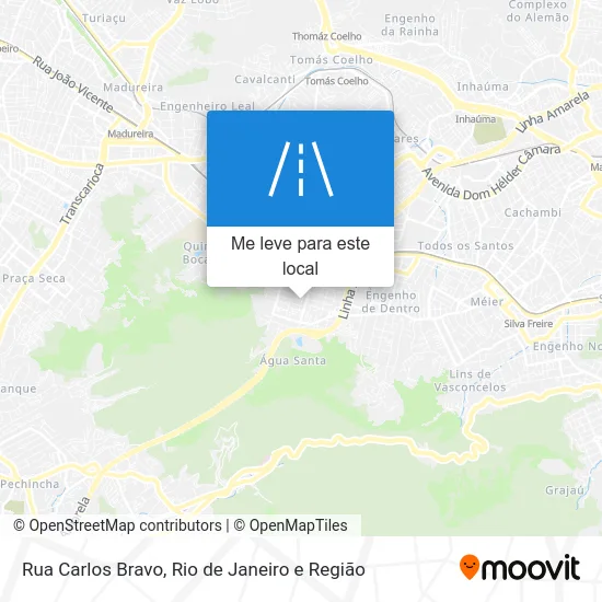 Rua Carlos Bravo mapa