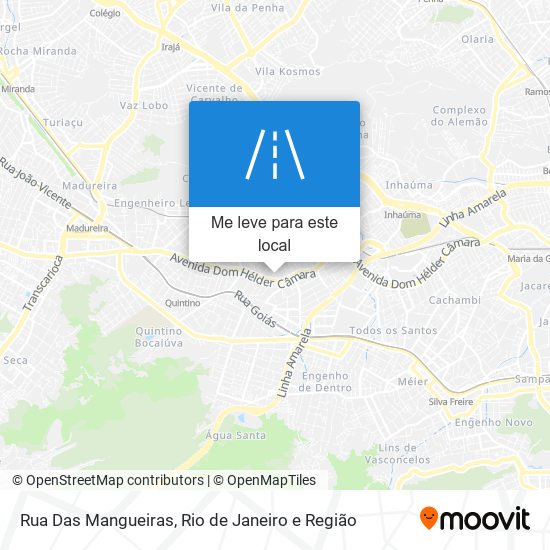 Rua Das Mangueiras mapa