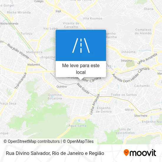 Rua Divino Salvador mapa