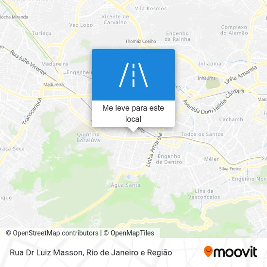 Rua Dr Luiz Masson mapa