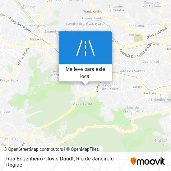 Rua Engenheiro Clóvis Daudt mapa