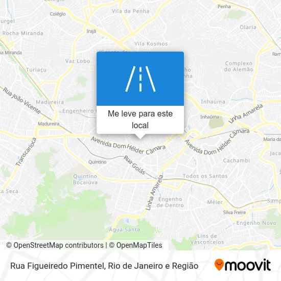 Rua Figueiredo Pimentel mapa