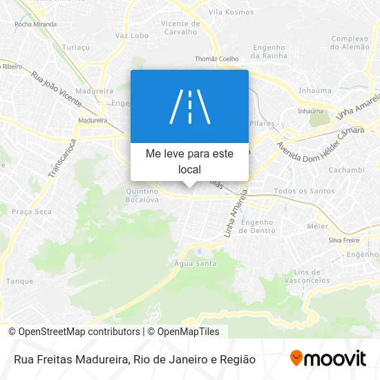 Rua Freitas Madureira mapa