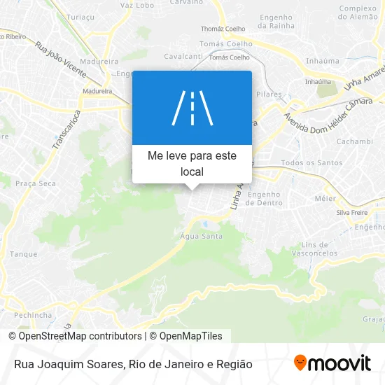 Rua Joaquim Soares mapa