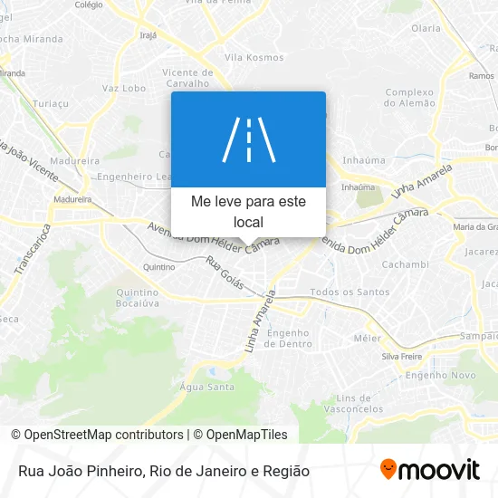 Rua João Pinheiro mapa