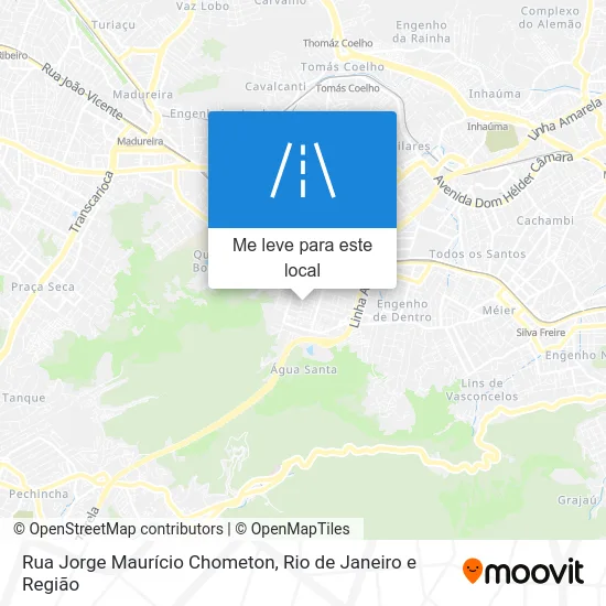 Rua Jorge Maurício Chometon mapa