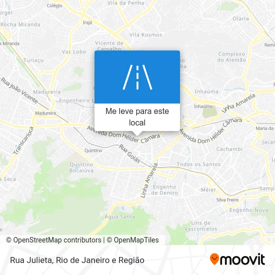 Rua Julieta mapa