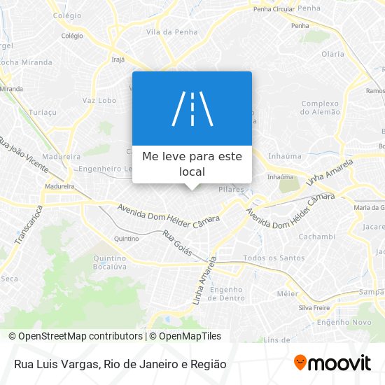 Rua Luis Vargas mapa