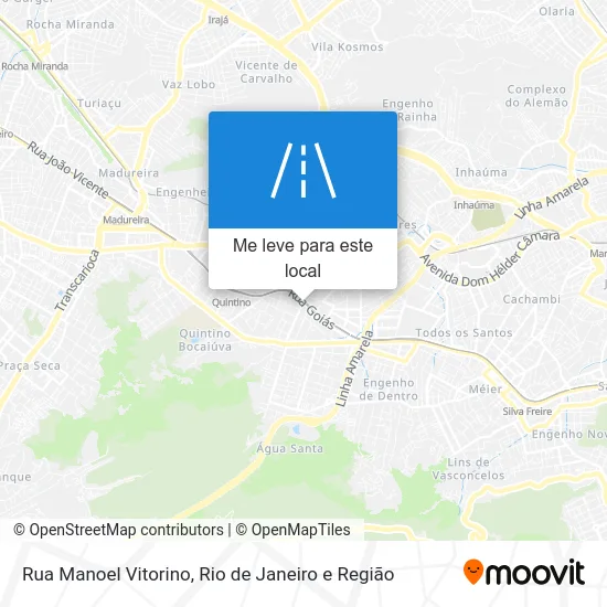 Rua Manoel Vitorino mapa